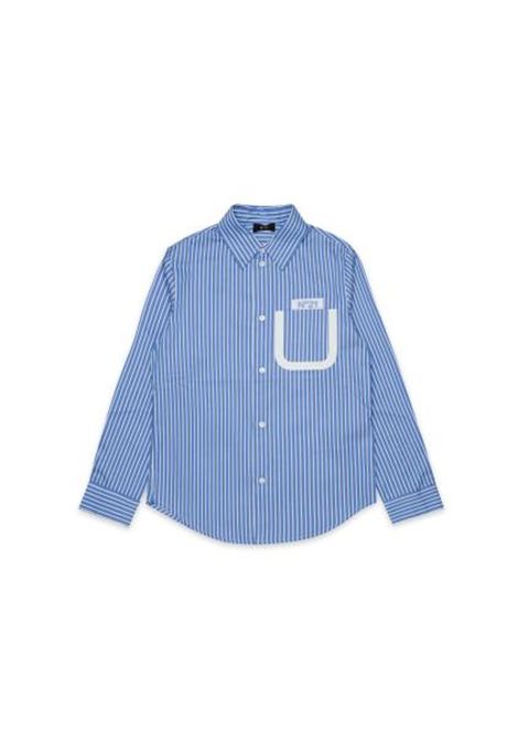 Camicia con logo N°21 KIDS | N210FC N05180N809